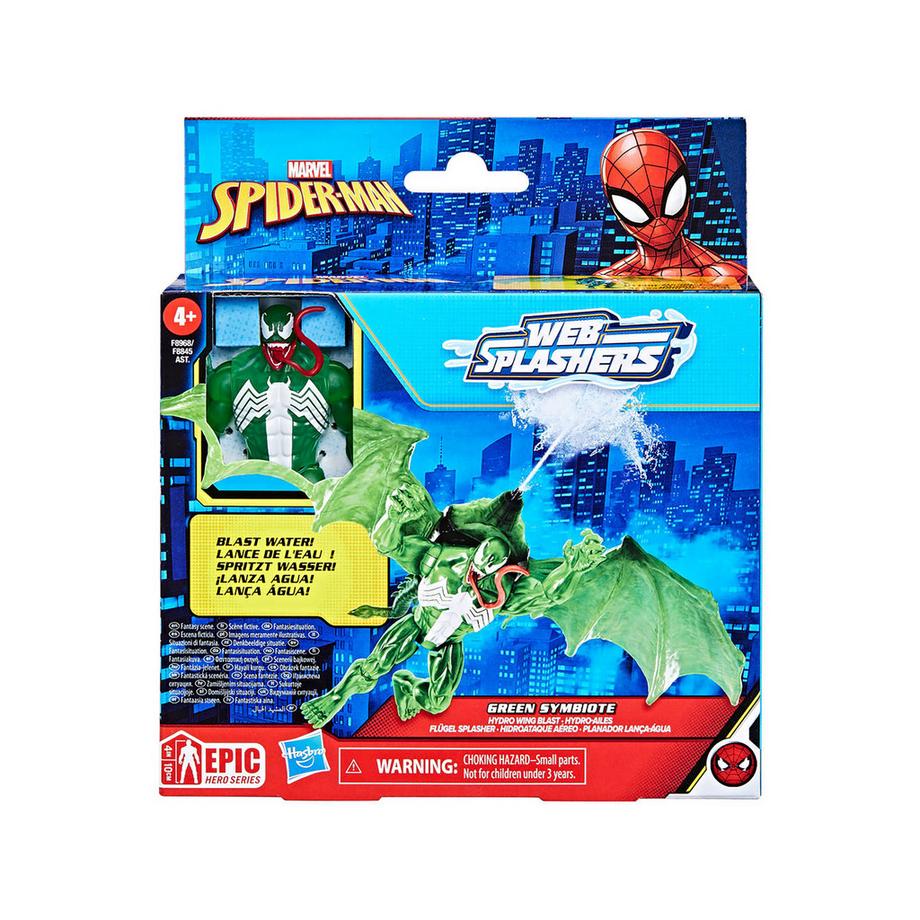 Hasbro  Marvel Spider-Man Green Symbiote Wing Splasher 