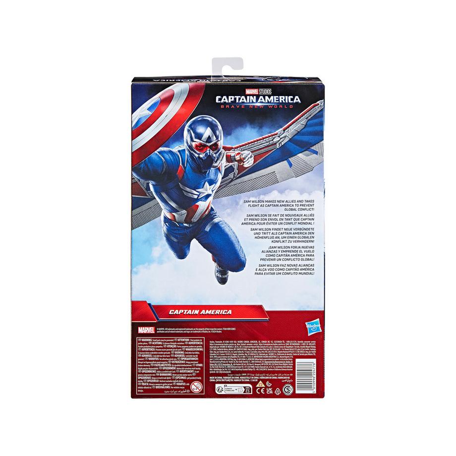 Hasbro  Marvel Studios Captain America Brave New World, Titan Hero Series Deluxe 