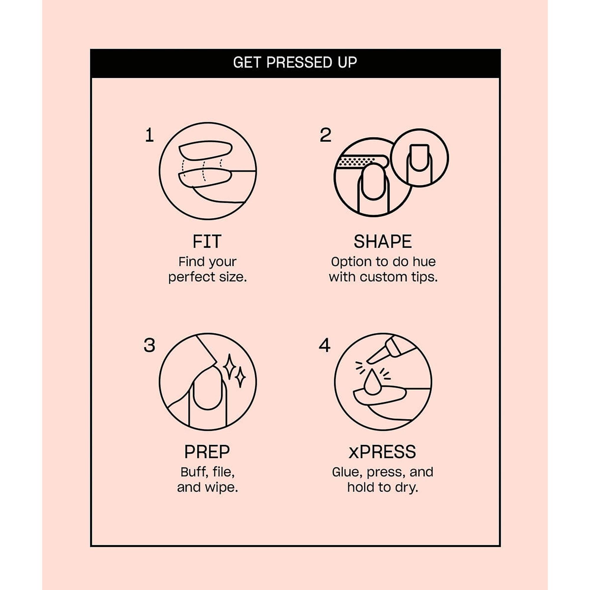 OPI XPRESS/ON Bubble Bath - Ongles artificiels 