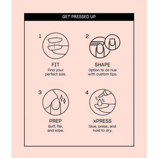 OPI XPRESS/ON Bubble Bath - Ongles artificiels 