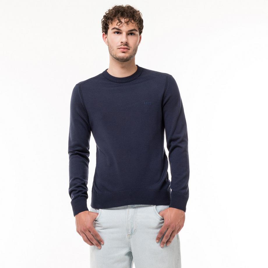 BOSS ORANGE Pull Col Rond Coupe Droite  