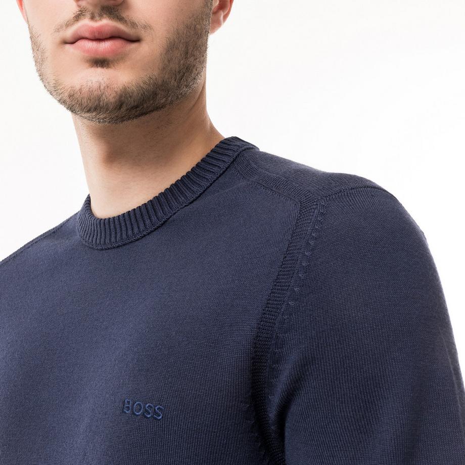 BOSS ORANGE Pull Col Rond Coupe Droite  