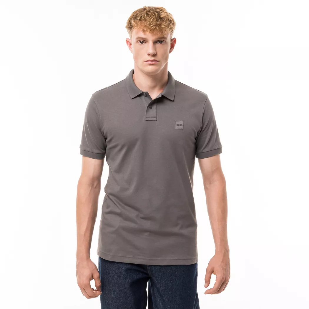 Boss ORANGE - Poloshirt, kurzarm, für Herren, Grau, Größe S