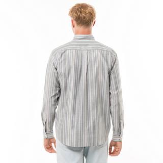 BOSS ORANGE Lambey Gestreiftes Langarmhemd  