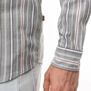 BOSS ORANGE Lambey Gestreiftes Langarmhemd  