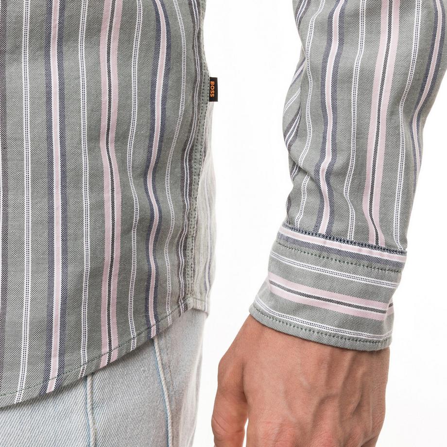 BOSS ORANGE Lambey Chemise Rayée Manches Longues  