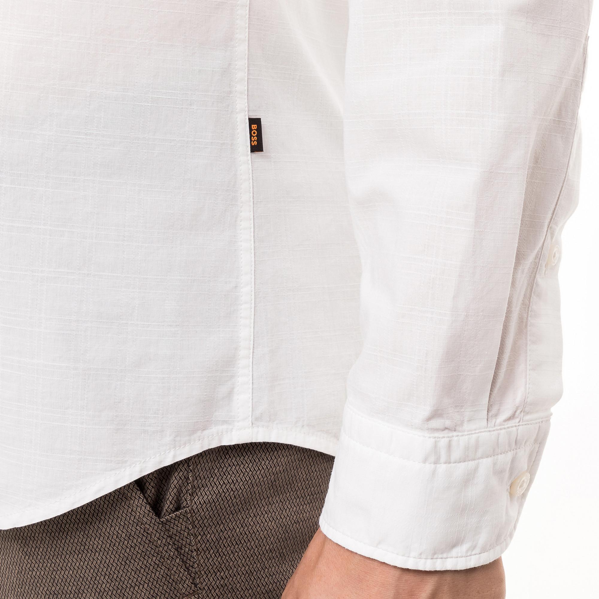 BOSS ORANGE Rickert M 10260277 01 Regular Fit Langarmhemd  