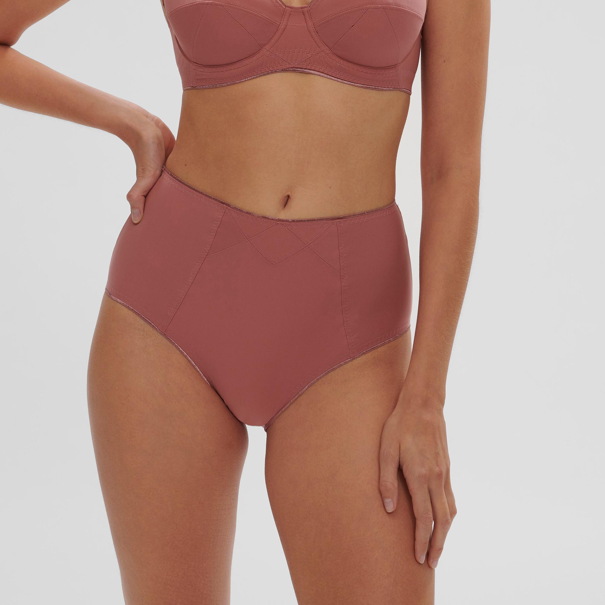 Image of Slip Hohe Taille Damen Rosa 40