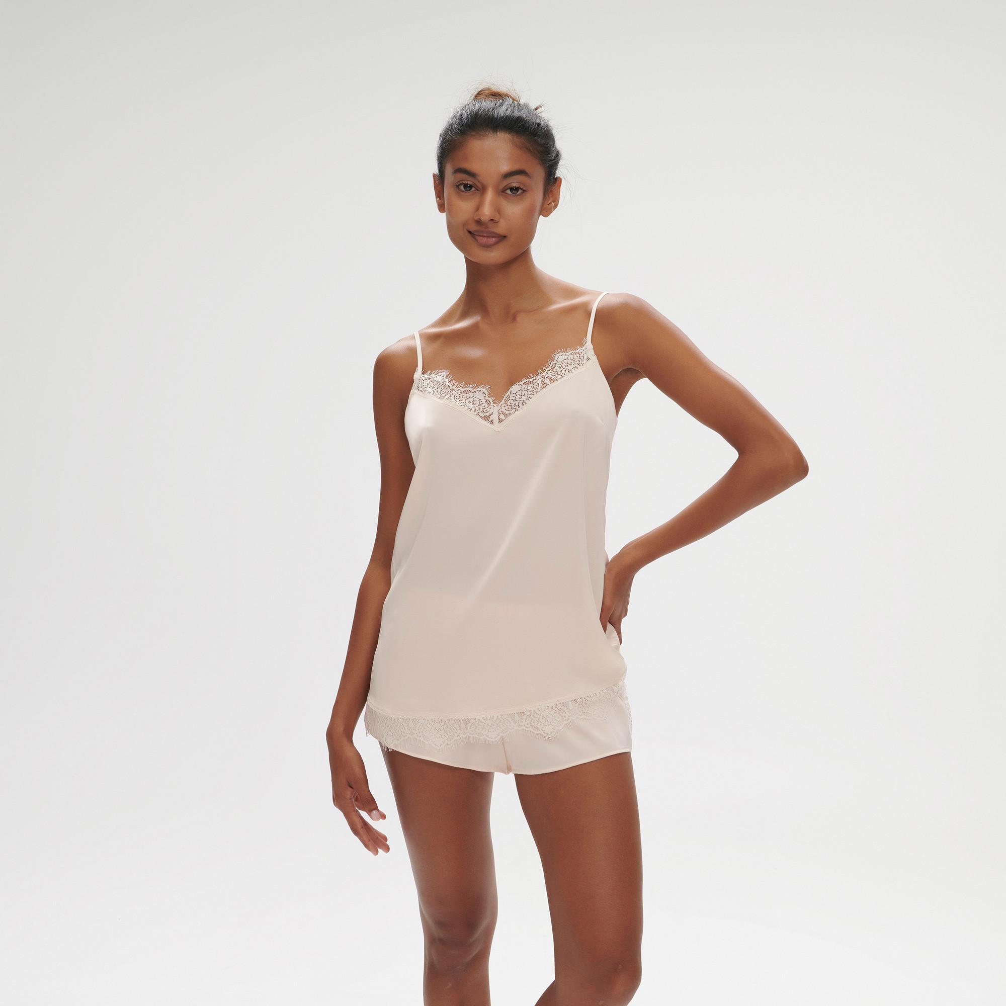 SIMONE PERELE Satin Secrets Shorty avec Dentelle  