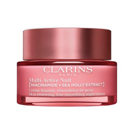 CLARINS  Multi-Active Crème Nuit Toutes peaux - Glättende, hauterneuernde Nachtcreme für das Gesicht für jeden Hauttyp 