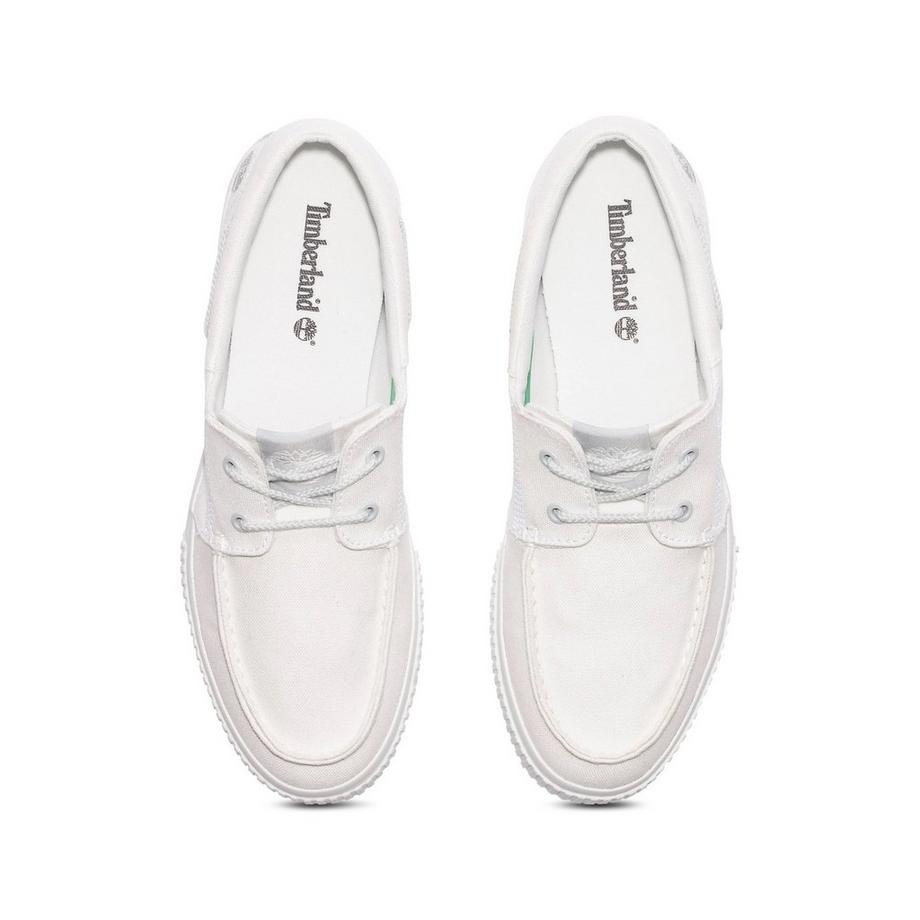 Timberland MYLO BAY LOW LACE UP SNEAKER WHITE CANVAS Sneakers, Low Top 
