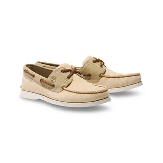 Timberland CLASSIC BOAT BOAT SHOE LIGHT YELLOW NUBUCK Scarpe stringate 