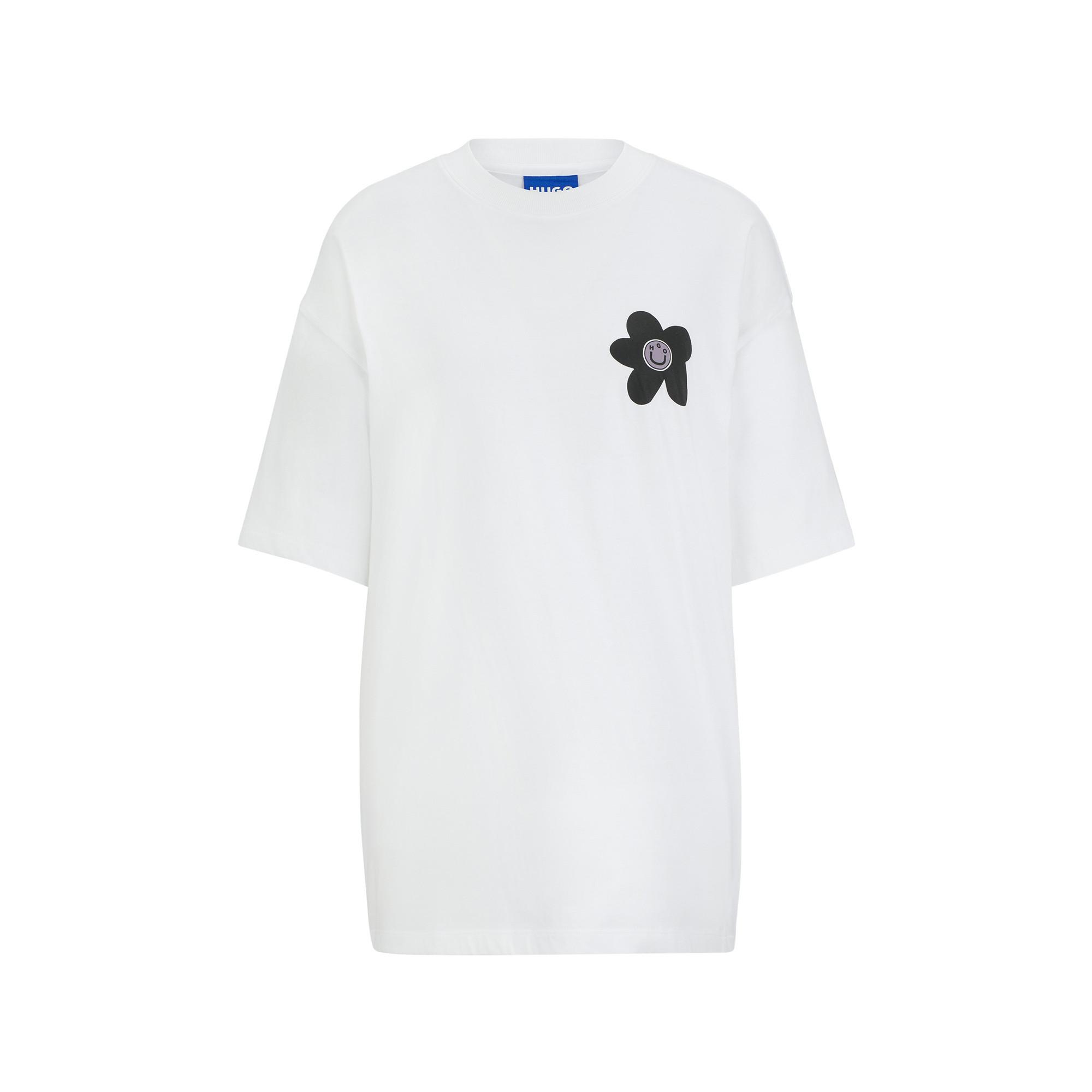 HUGO BLUE Oversized Tee_B T-shirt, oversized, maniche corte 