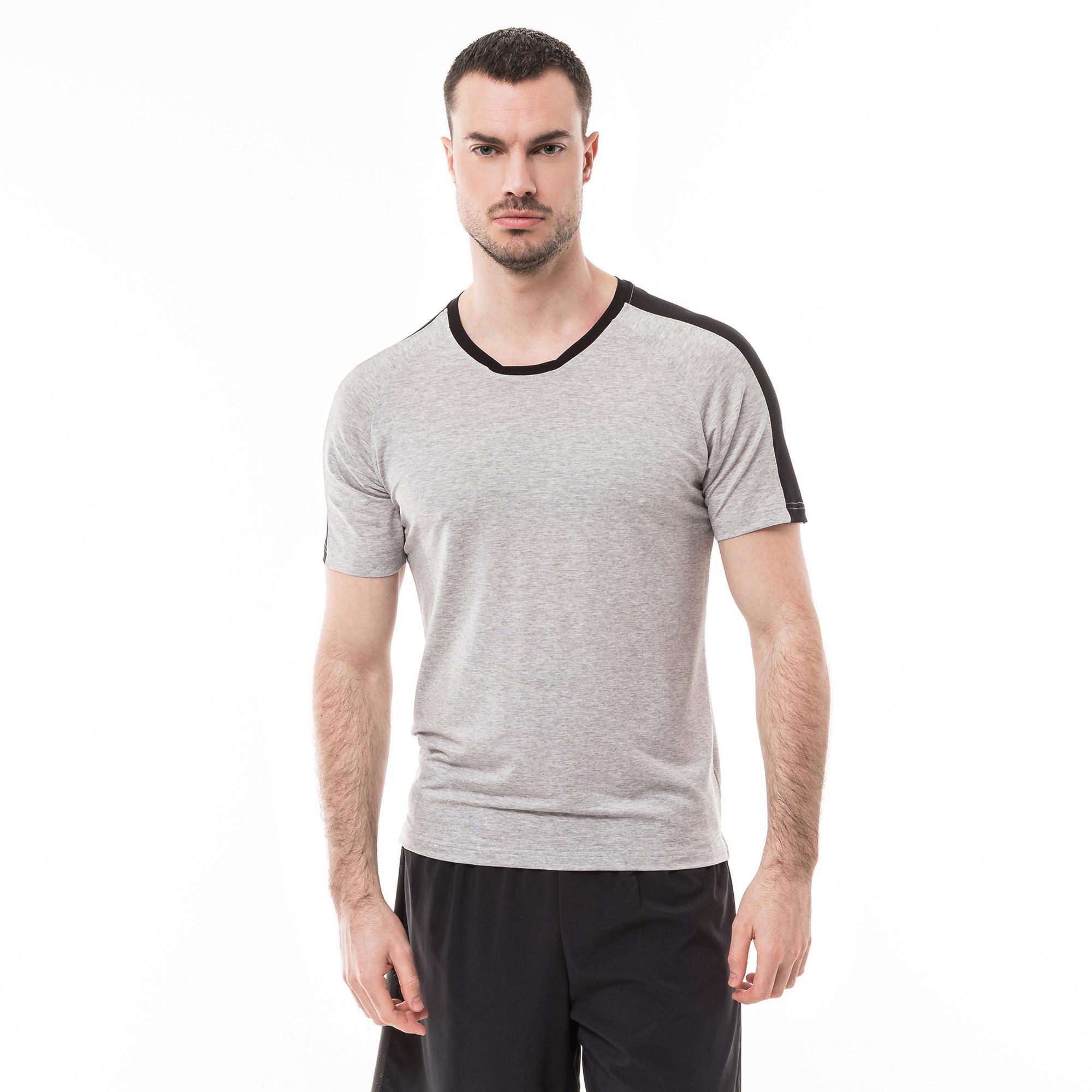 Image of T-shirt Herren Silber L