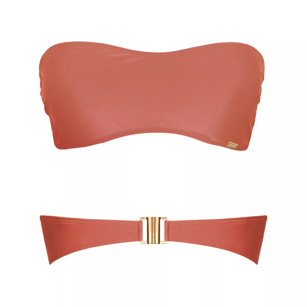 Réjeanne - Bikini Oberteil, für Damen, Terracotta, Größe M