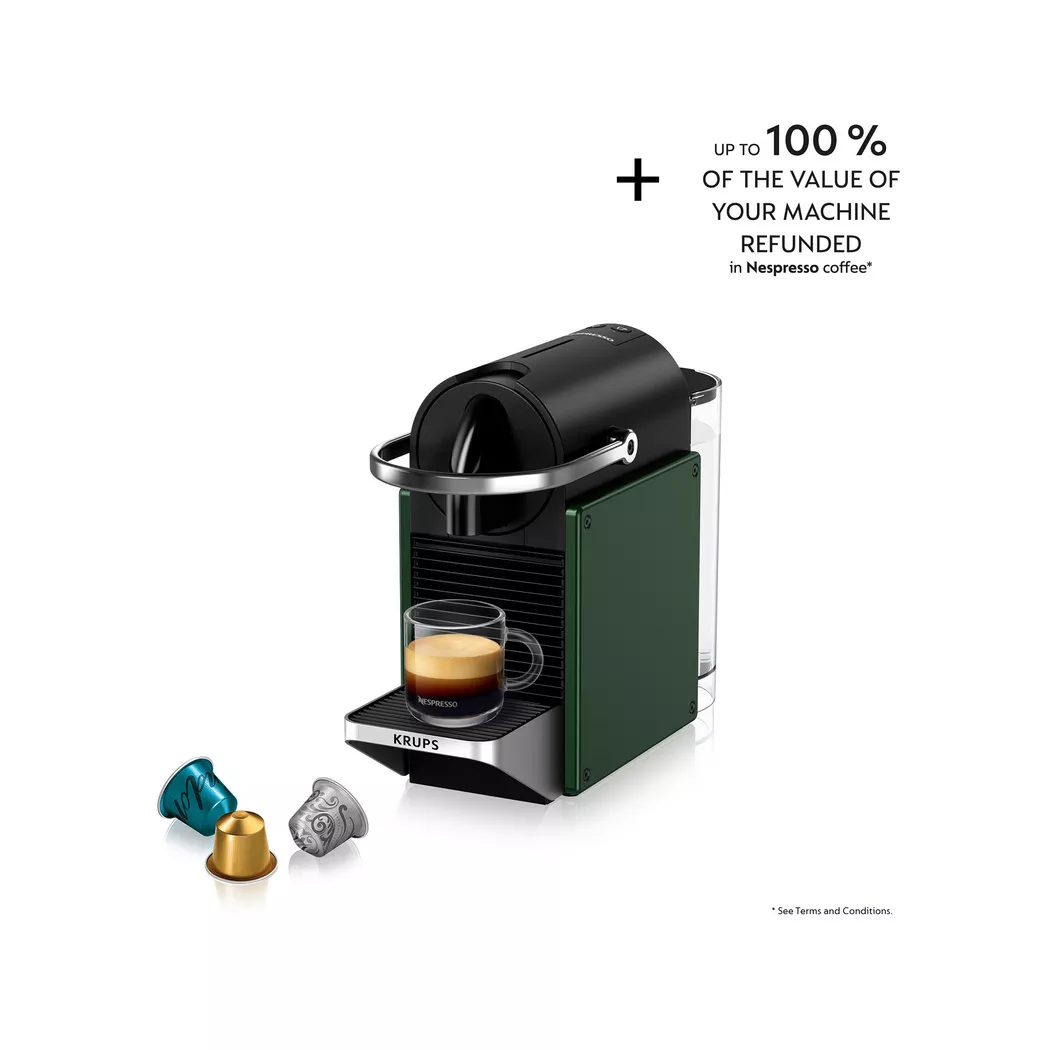 Krups – Nespressomaschine, Dunkelgrün