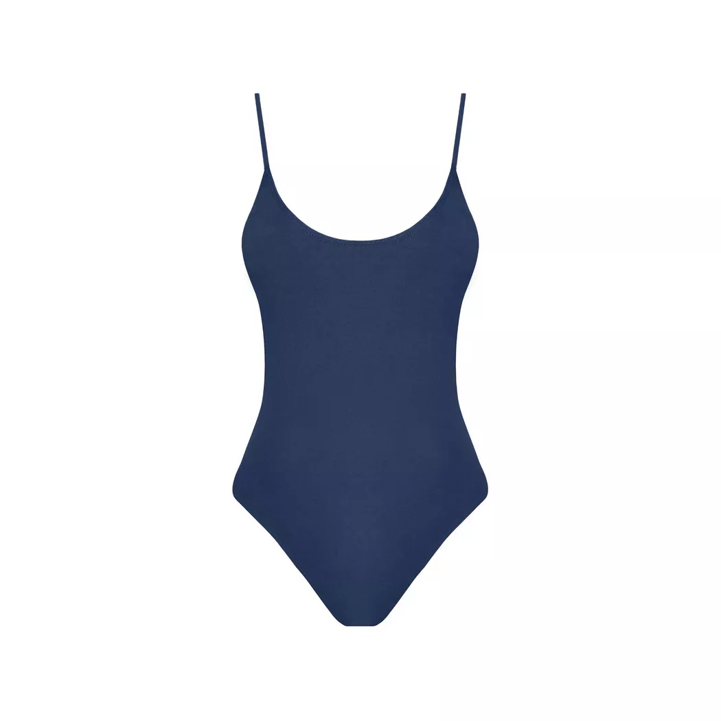 Réjeanne - Periodenbadeanzug, für Damen, Marine, Größe 42
