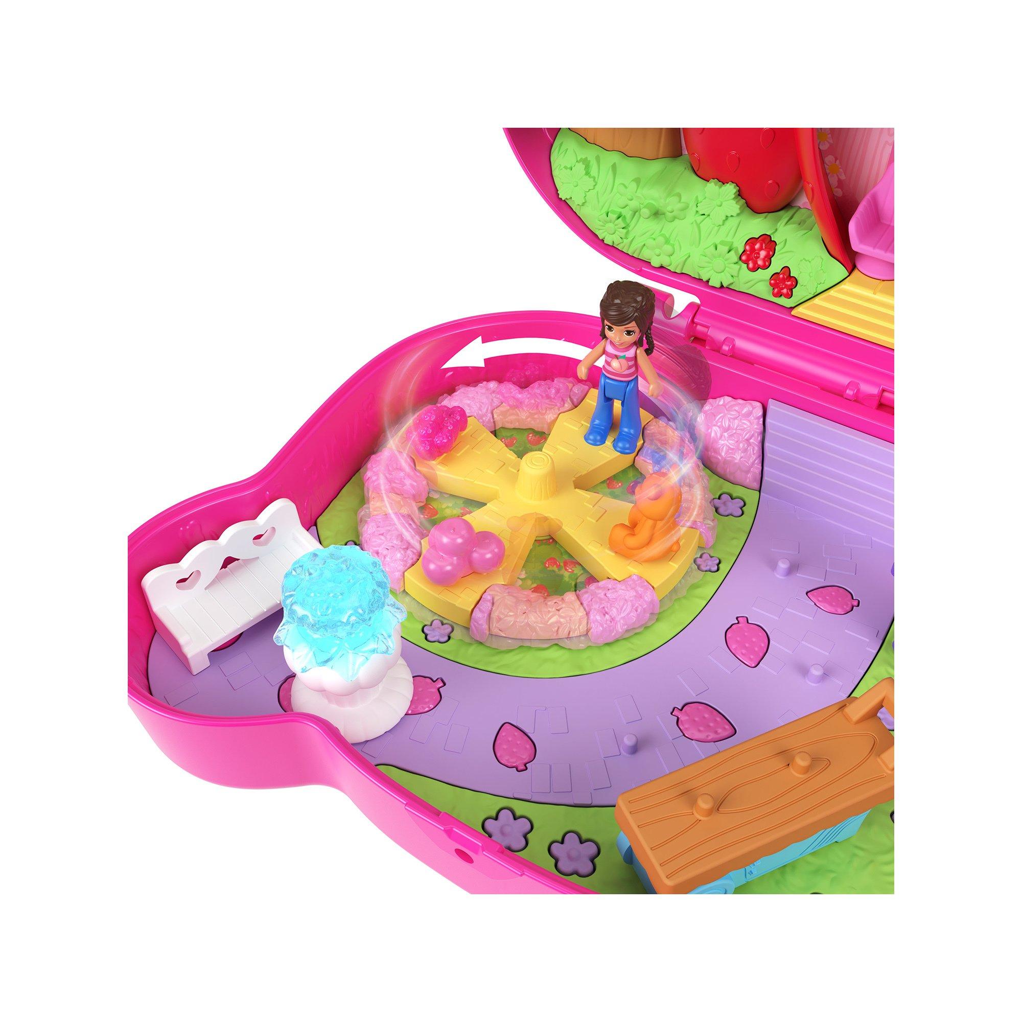 polly pocket  Ourson Fraise-Coffret et figurines 