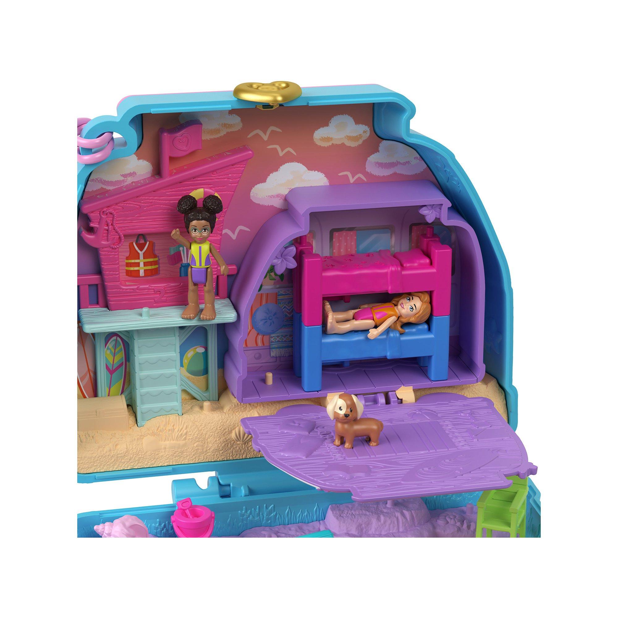 polly pocket  Urlaub am Hundestrand-Schatulle 