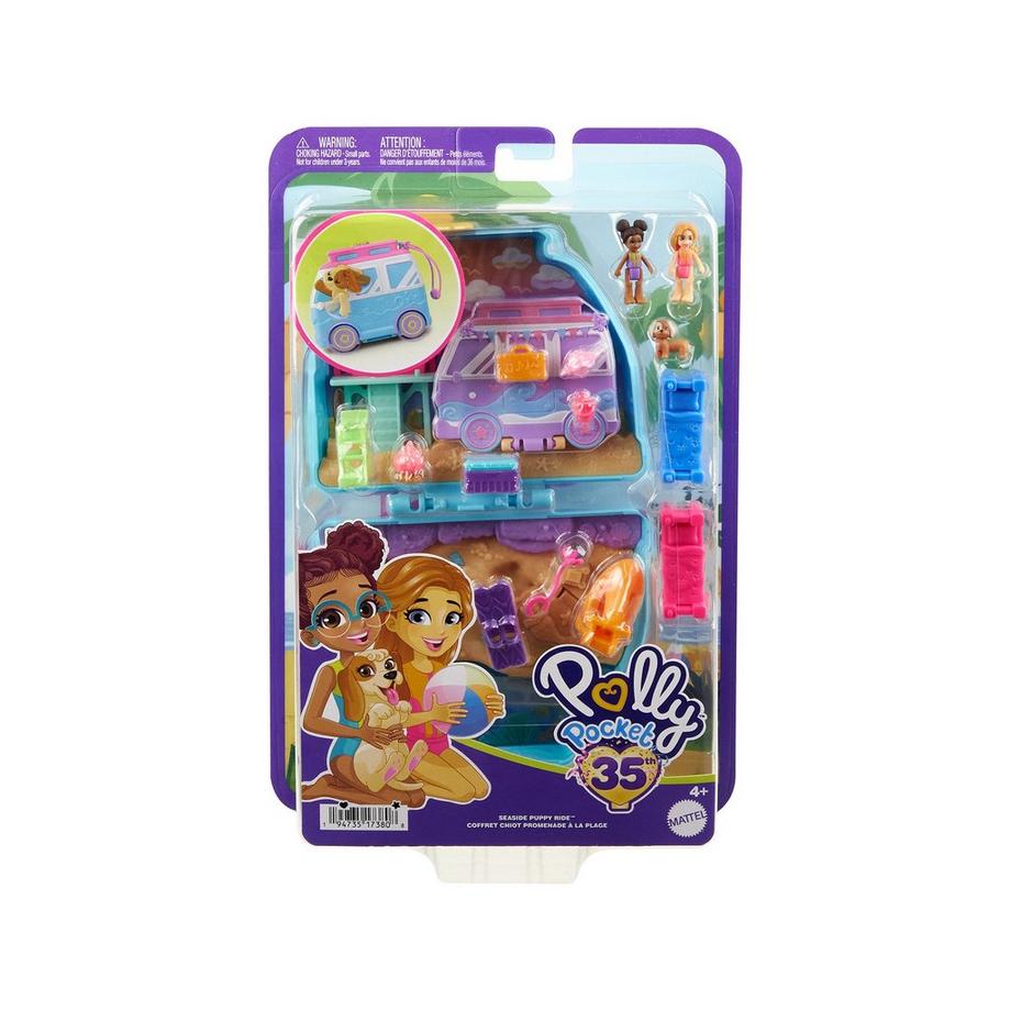 polly pocket  Furgoncino Cucciolo Sole e Mare 