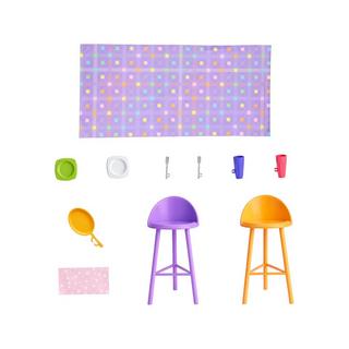 Barbie  Ferien-Puppenhaus mit Barbie-Puppe 