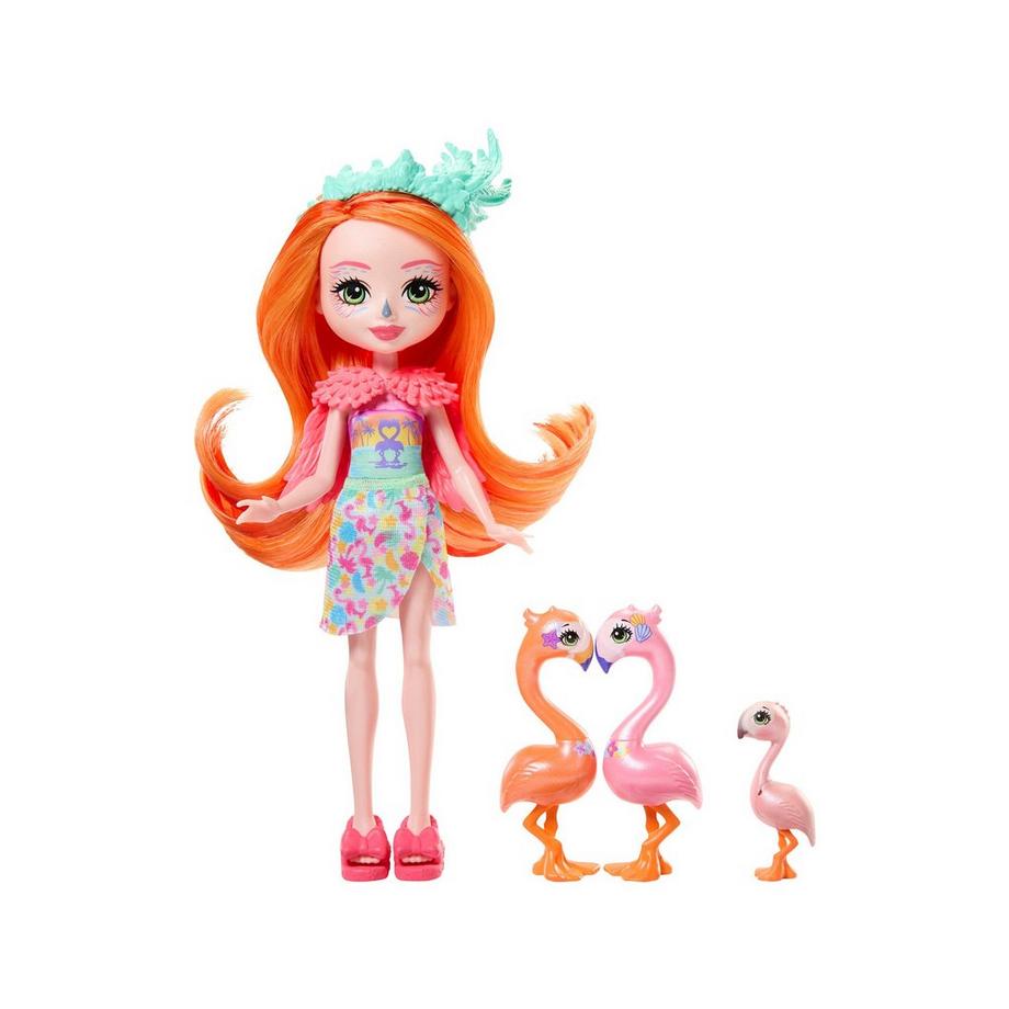 Sunshine Beach Flamingo Family Bambola