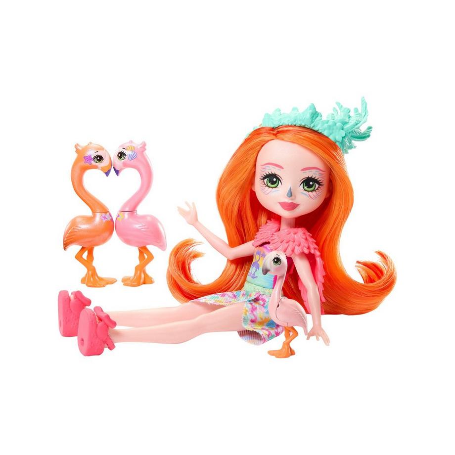 Enchantimals  Sunshine Beach-Famille Florinda Flamant-Coffret 