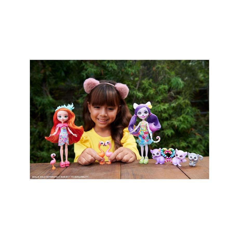 Enchantimals  Sunshine Beach-Famille Florinda Flamant-Coffret 