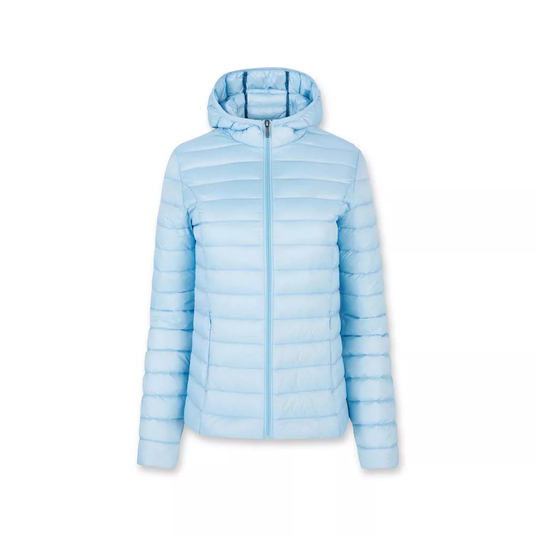 Jott - Daunenjacke mit Kapuze, für Damen, Hellblau, Größe XS
