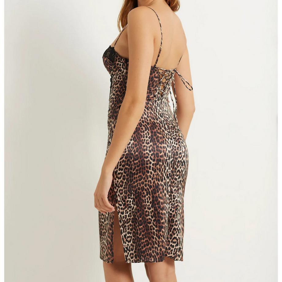 Yamamay Leopardenmuster Spitzenbesatz Badeanzug  