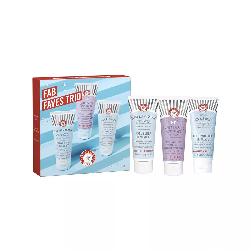 FIRST AID BEAUTY - Trio Box die Favoriten von FAB - Set für Gesicht und Körper, Set