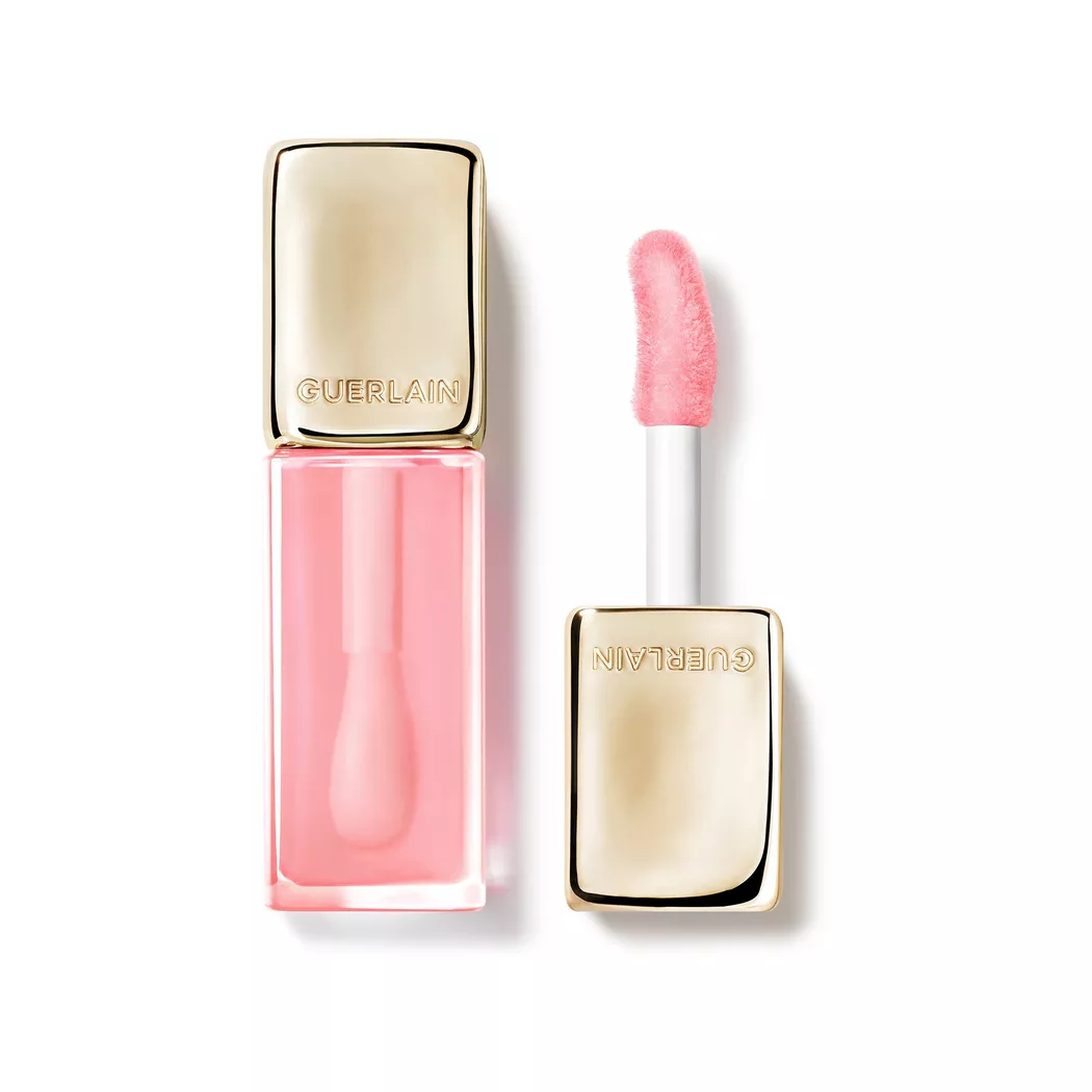 Guerlain - KissKiss Bee Glow Oil 92% natural-origin honey tint lip oil, Kk Bee Glow Oil, 9.5  ml,  ROSE GLOW