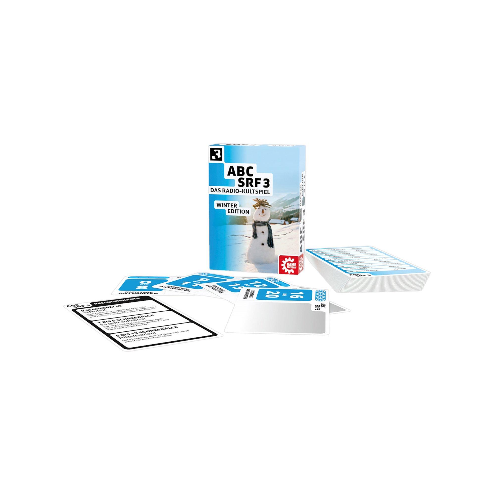 Game Factory  ABC Spiel SRF 3 Winter Edition, Tedesco 