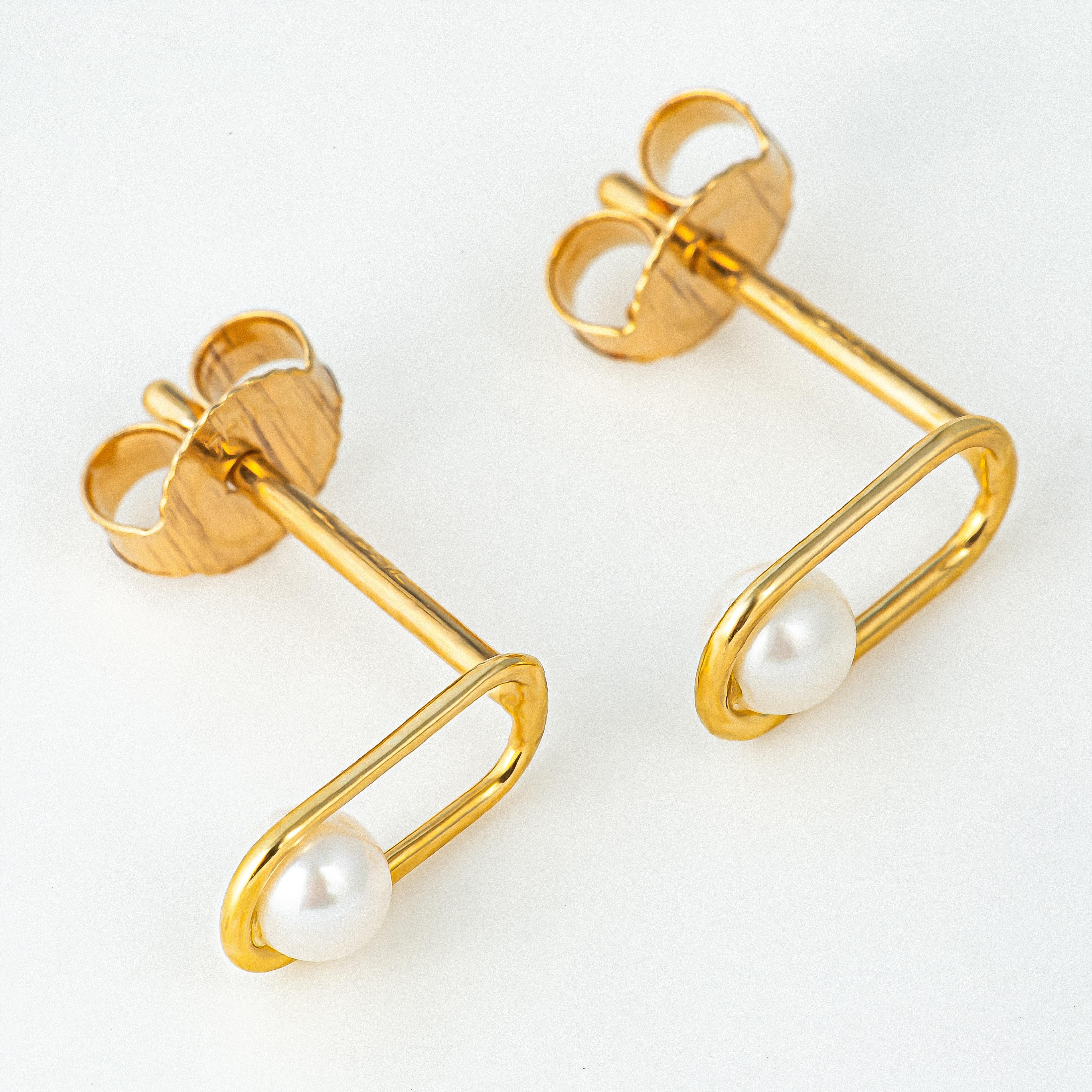 L' Atelier Gold 18 Karat by Manor  Boucles d'oreilles 