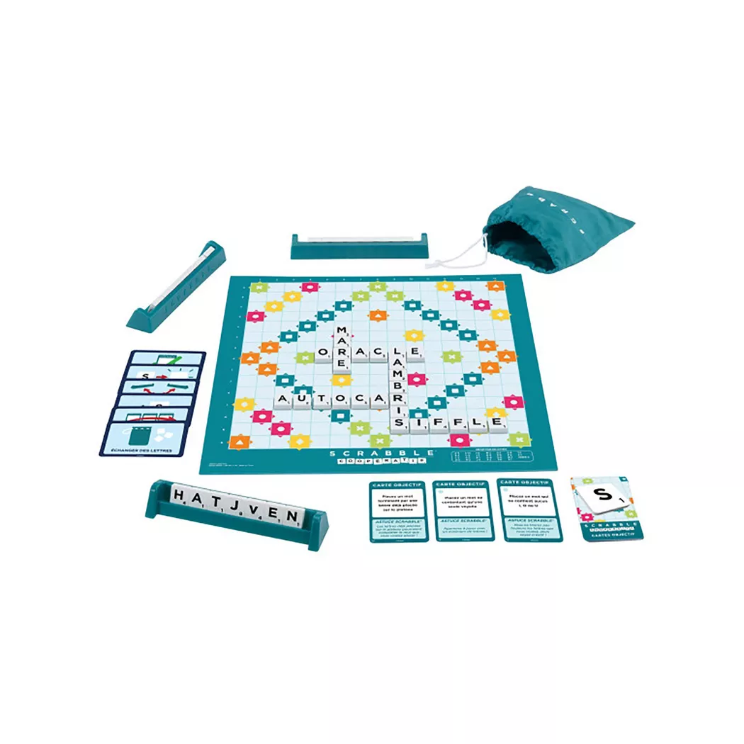 Mattel Games - Scrabble Core Refresh, Französisch, Multicolor