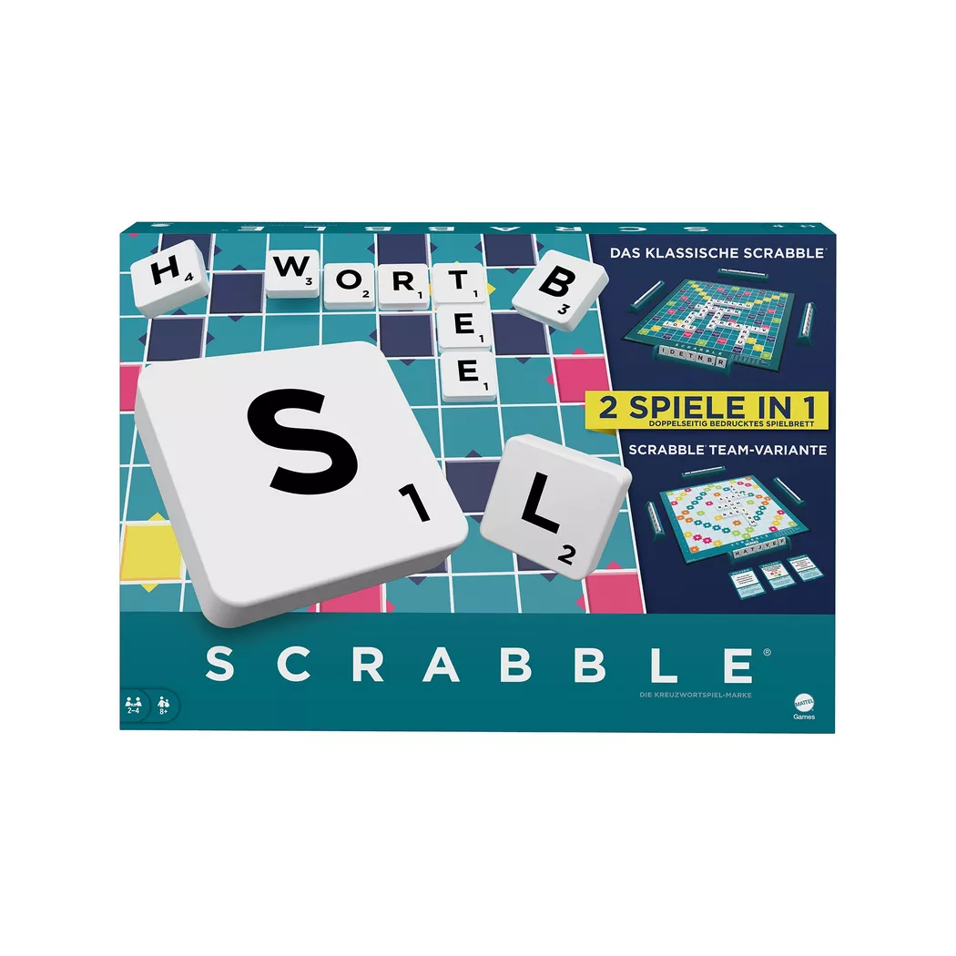Mattel Games - Scrabble Core Refresh, Deutsch, Multicolor