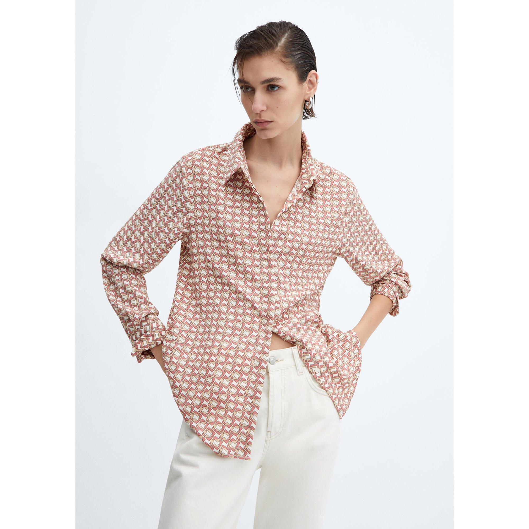 Image of Shirt, Langarm Damen Rost M