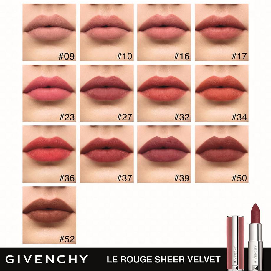 GIVENCHY LE ROUGE Le Rouge Sheer Velvet 