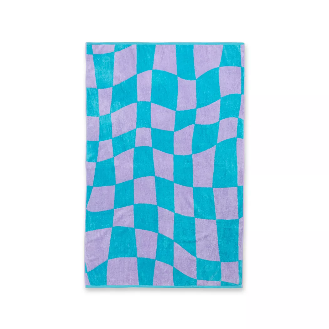Manor - Strandtuch, 100x150 cm, Violett Bunt
