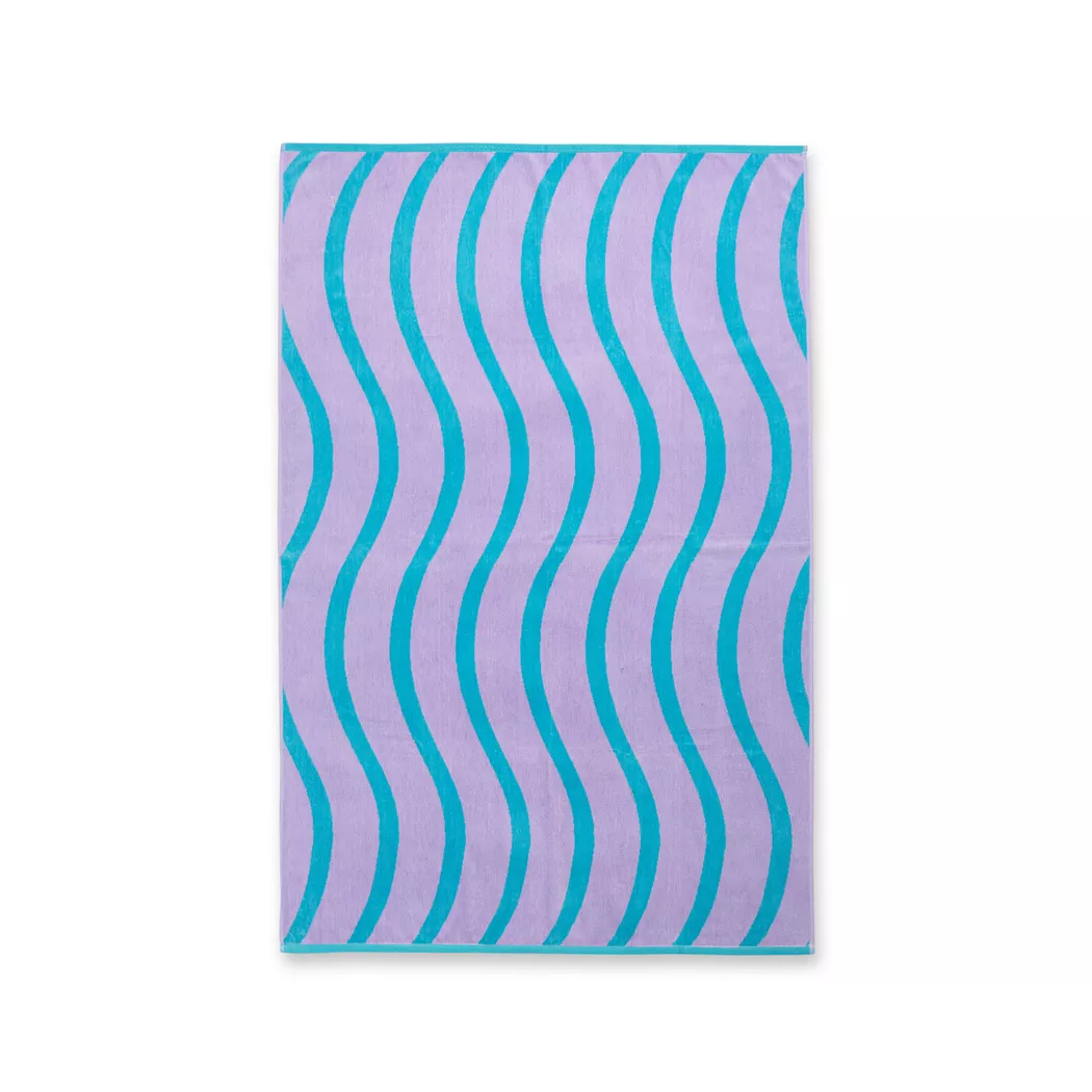 Manor - Strandtuch, 100x150 cm, Violett Bunt 2