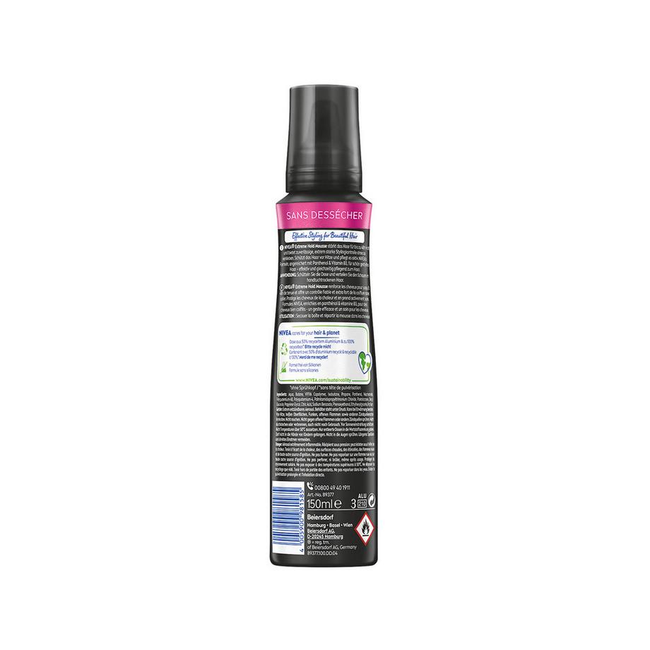 NIVEA  Hair Styling Extreme Hold Styling Mousse 