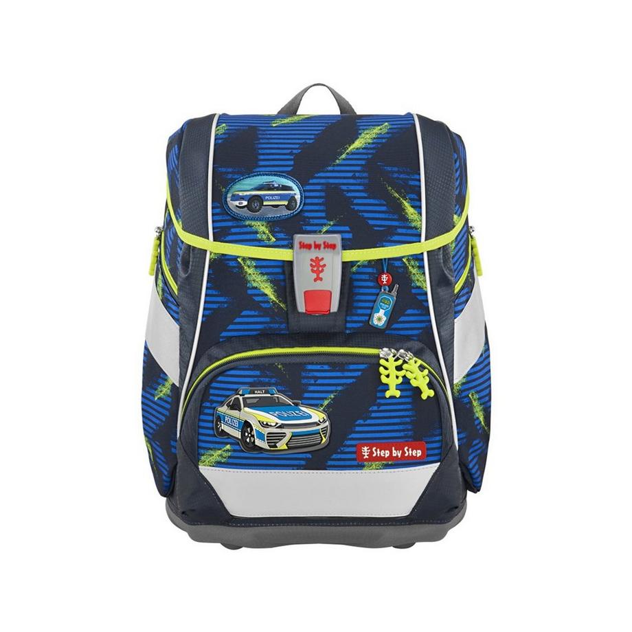 Step by Step Zaino per la scuola, 6 pezzi Police Car Cody 