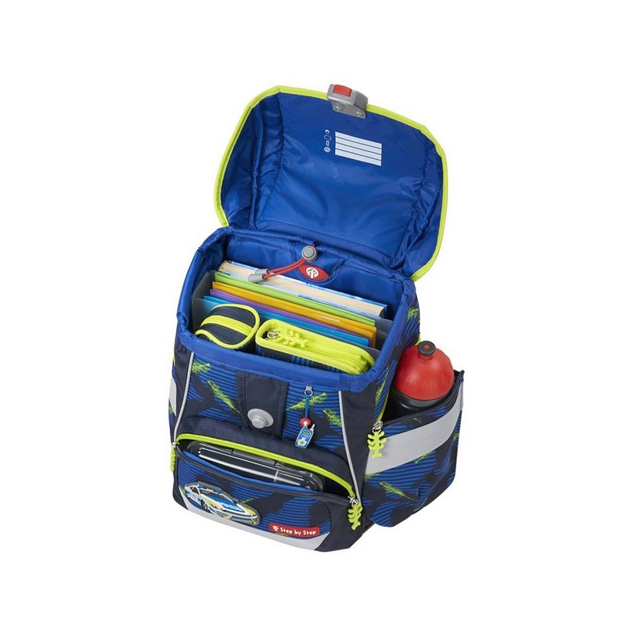 Step by Step Zaino per la scuola, 6 pezzi Police Car Cody 