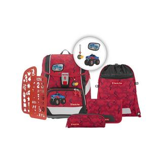 Step by Step Schulrucksack-Set, 6-teilig Monster Truck Rocky 