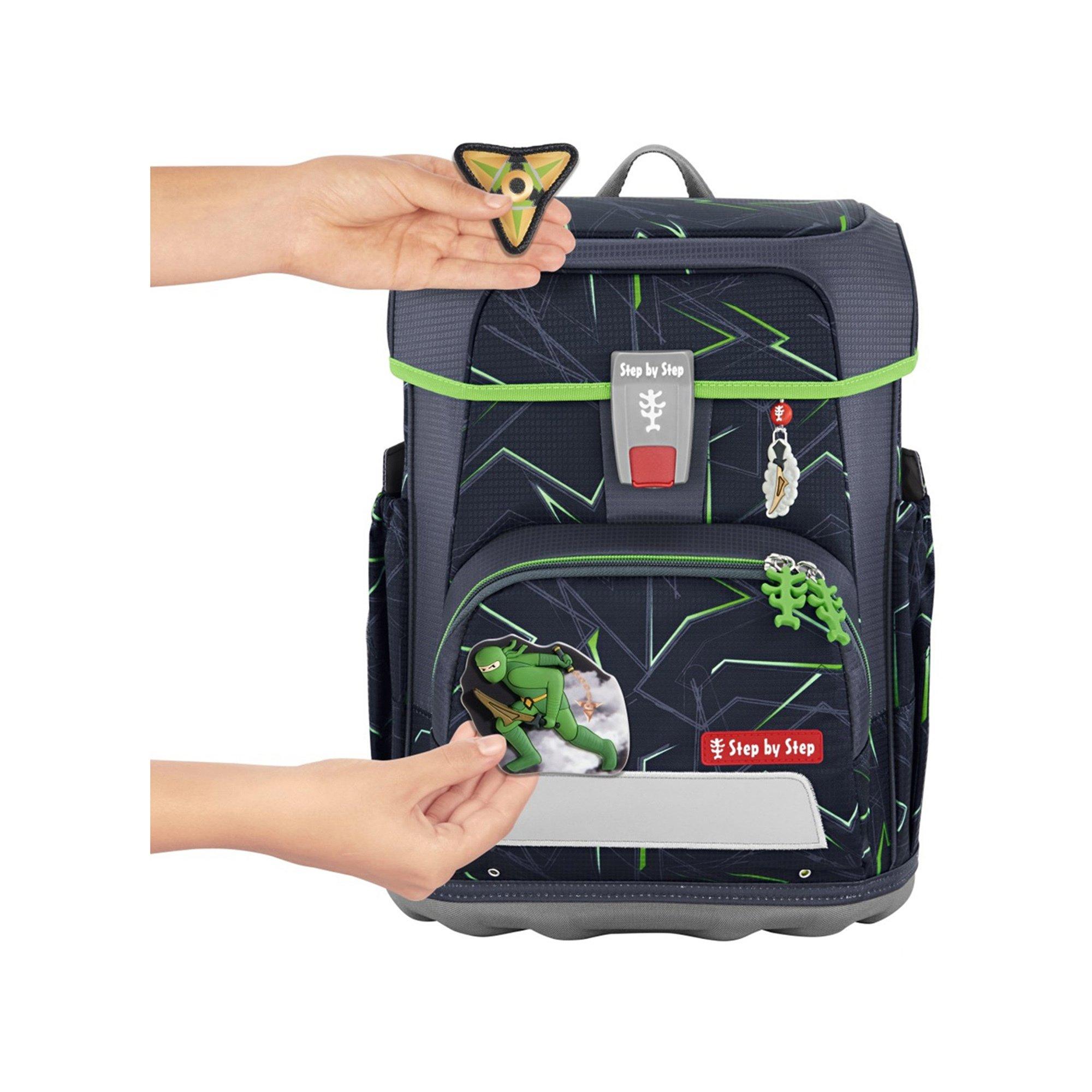 Step by Step Zaino per la scuola, 6 pezzi Ninja Kimo 