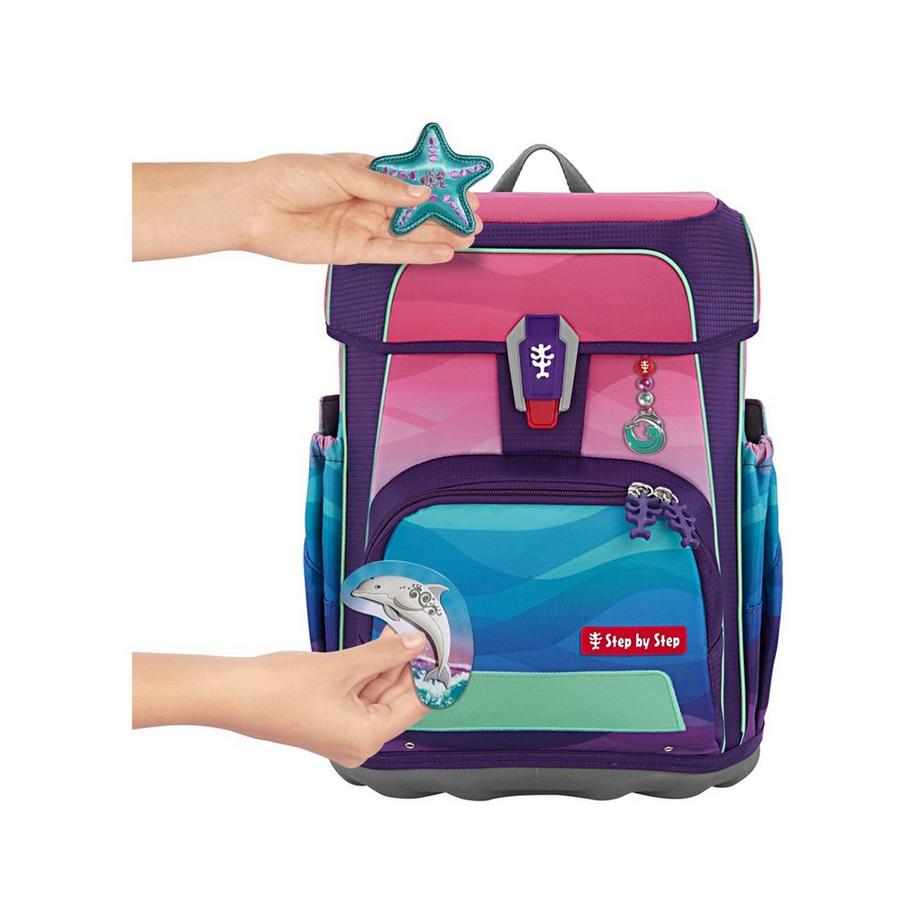 Step by Step Zaino per la scuola, 5 pezzi Dolphin Lana 