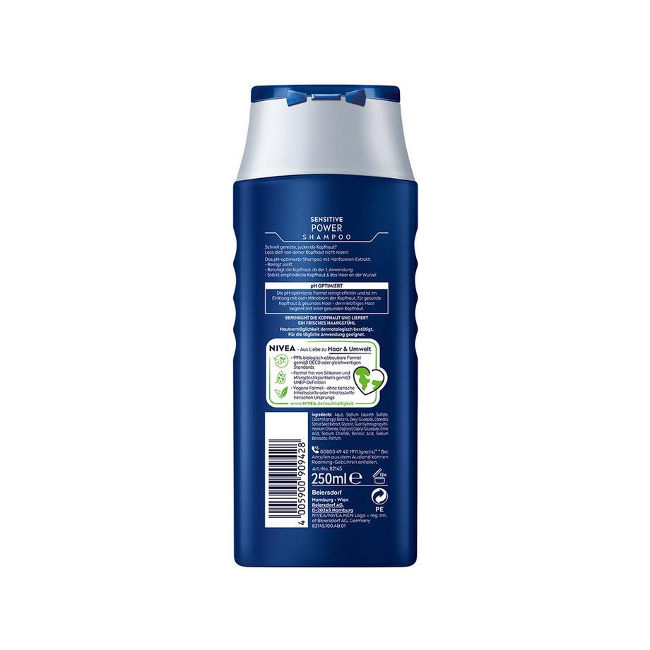 NIVEA  Hair Care Sensitive Power Shampoo 
