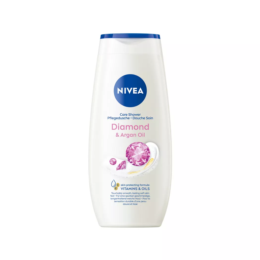 Nivea - Douche de soin Diamond Argan Oil, 250 ml