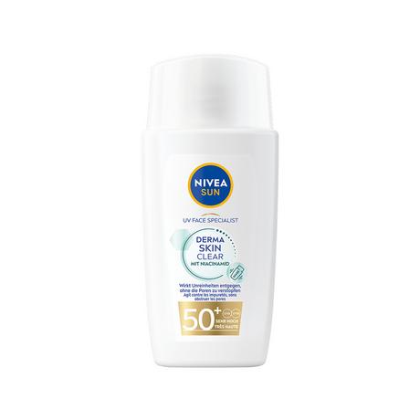 NIVEA SUN  Sun UV Face Derma Skin Clear SPF 50+ 