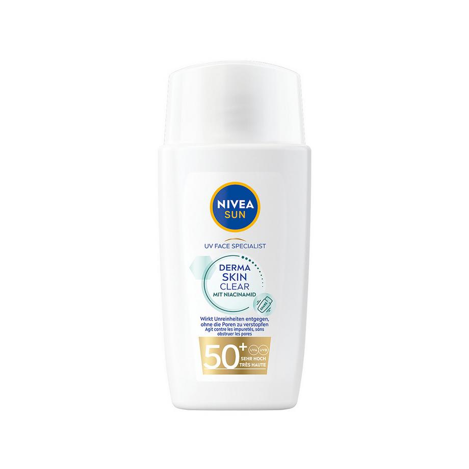 NIVEA SUN  Sun UV Face Derma Skin Clear SPF 50+ 